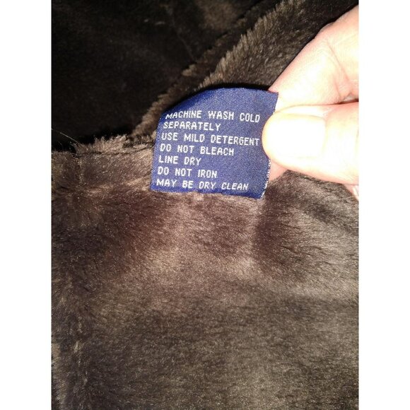 Mackintosh New England Womens Brown Faux Fur Long Coat - Picture 4 of 13